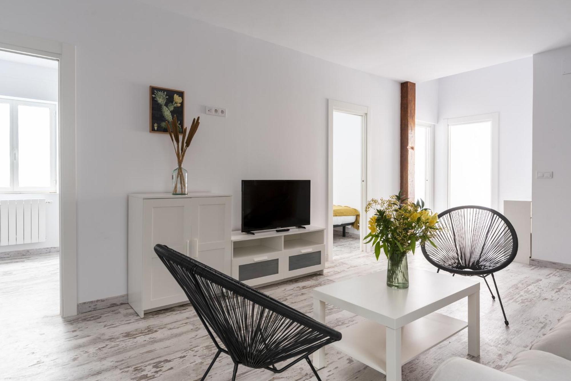 Apartamento De 4 Habitaciones En El Centro Santander Eksteriør billede